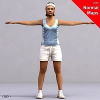 SWom0006-TP / 3D Human for superior visualizations3d model