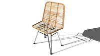 PITAYA, Chaise en rotin et métal, Maisons du monde, ref : 155617, prix : 149,90