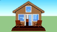Gues House with Loft and Kitchenette