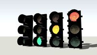 Duralight 8-inch traffic signals