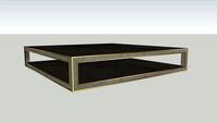 RH MODERM RESTORATION HARDWARE Cela Shagreen Rectangular Coffee Table