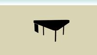 tea table-triangular