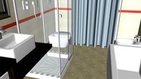 Bagno con Vasca, Doccia e Lavatrice