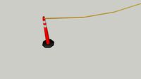 Stanchion With Rope