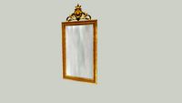 Gilt framed mirror