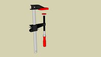 Bessey-Style One Handed Bar Clamp with Clutch
