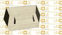 37X75 BANCADA PADRÃO FIT BASEL - CUBA ESCULPIDA EM PORCELANATO - MODELO RETO - PARA TORNEIRA DE PAREDE