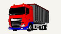 Daf 106 Hooklift + container