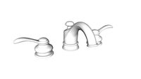 K-12265-4 Fairfax(R) Widespread bathroom sink faucet with lever handles