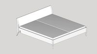 Eichenfrau form606 bed Massivholzbett