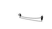 Toalheiro Duplo Acess C62 Cromado/Preto