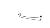 Toalheiro Duplo Acess C62 Cromado/Branco