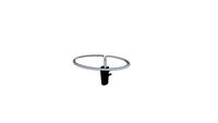 Toalheiro Argola Acess C 62 Cromado/Preto
