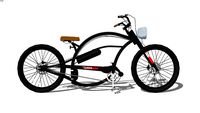 Stylish retro e bike with an engine Gascruiser 01