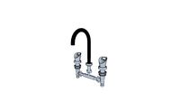 Misturador Lavatório Bancada 1880 C 62 Cromando/Preto