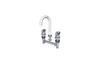 Misturador Lavatório Bancada 1880 C 62 Cromado/Branco