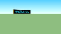 Moana (Logo) - Original Movie Mylar Poster with Lightbox