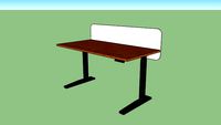 Jarvis Standing Desk 60 x 30 With Privacy Panel