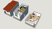 Casa Habitar 'Sala / Cozinha Mezzanino'