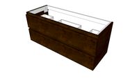 180555 - Qisani Allasio 120 Lancelot Oak-onderkast - under cabinet