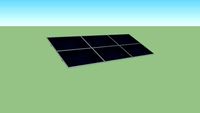 6 Paneles Solares Coplanar Horizontal
