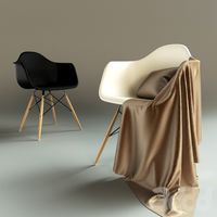 Стул Eames Plastic DAW матовый