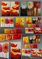 Триптих flowers