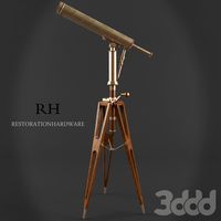 PARISIAN BRASS TELESCOPE