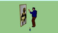 Billy Mays Looks in the Mirror and sees Shrek Dogg Looking Back