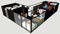 Container house - maison conteneur 1088 sf-pi2