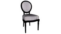 22619 Padded Chair Rockstar by Geiss Black (Polsterstuhl Rockstar by Geiss Black)