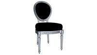 22629 Padded Chair Rockstar by Geiss Silver (Polsterstuhl Rockstar by Geiss Silver )