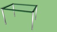 LC10 Cassina- 120x80xH70 cm – verde, green