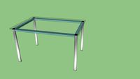LC10 Cassina- 120x80xH70 cm – azzurro, blue