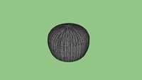 Pouf en laine gris (Vary ready)