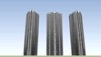 CITY/TOWN/DOWNTOWN/FLATS/HIGHRISE BUILDINGS/SKYSCRAPERS/BRUTALIST SOCIALIST STYLE/HOUSINGBLOCK