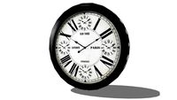 MADISON, horloges en métal noires D 93 cm, ref : 155149, prix : 149.90