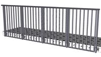 Aluminium balustrade - railing Copal / balustrada aluminiowa Copal - model 2