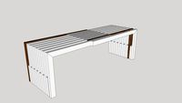 BANCO MIR 1400x480x450mm