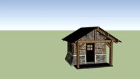 Cordwood Garden Shed