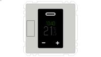 System M Central plate for universal temperature control unit insert with touch display with Programmable universal temperature control unit insert with touch display, polar white, glossy