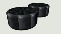 Scott - large round ottoman from MADE.com