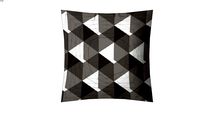 Almofada Geométrica 45x45cm Chumbo