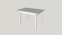IKEA SUNDVIK Children's table, white