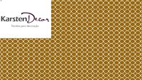 Tecido CHROMO CARAMELO - Karsten Decor