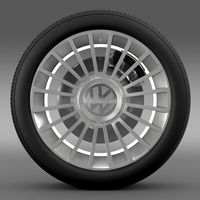 Volkswagen UP wheel3d model