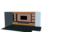 Mueble Empotrado de TV GRG Furniture