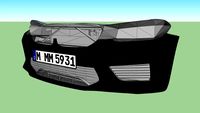 BMW M5 G30 Front Bumper Stock A Carbon