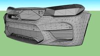 BMW M5 G30 Front Bumper Stock C