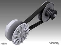 CVT - Small continuously variable transmission3d model